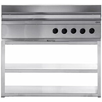 Kesäkeittiön kaasugrillimoduuli Myoutdoorkitchen Nordic Line, 5 poltinta, 120cm, ruostumaton teräs