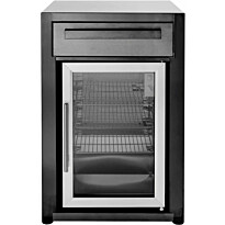 Kesäkeittiön jääkaappimoduuli Myoutdoorkitchen Nordic Line Black, musta
