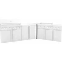 Kesäkeittiön kulmamoduuli Myoutdoorkitchen Classic Line, 45°, rst