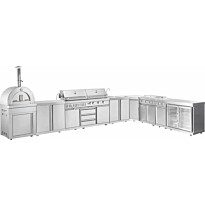 Kesäkeittiö Myoutdoorkitchen Washington, ruostumaton teräs