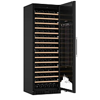Viinikaappi mQuvée WineStore 177 Anthracite Black, musta