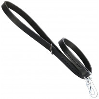 Näyttelytalutin Pet First, nahka, 12mmx55cm, musta