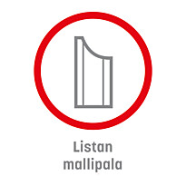 Cent paneelin tai listan mallipalatuote