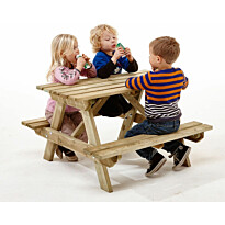 Lasten pöytä-penkkisetti Nordic Play Active, 91x89x57.5cm, painekyllästetty puu