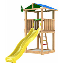 Leikkitornikokonaisuus Jungle Gym Hut 2.1, ilman liukumäkeä