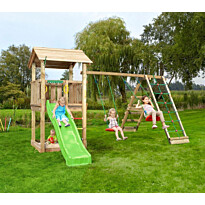 Leikkitornikokonaisuus Jungle Gym Casa 2.1, 2-Climb Module 220, ilman liukumäkeä