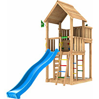 Leikkitorni Jungle Gym Palace 2.1, sininen liukumäki