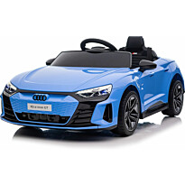 Lasten sähköauto Nordic Play Speed Audi RS e-tron GT 4x12V, EVA -renkaat, keinonahkaistuin, sininen