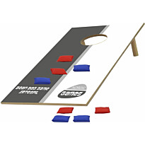 Bean bag- peli Nordic Games, 2 pelilautaa ja 8 hernepussia
