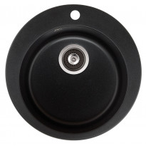 Keittiöallas Otsoson Teno, Ø505mm, komposiitti, musta