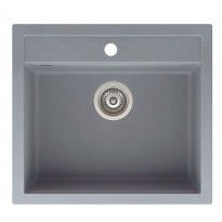Keittiöallas Otsoson Teno, 565x510mm, komposiitti, harmaa