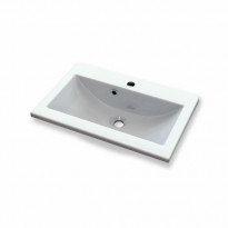 Pesuallas Grip Claudia Thin, 390x500mm, valumarmori, valkoinen