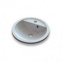 Pesuallas Grip Rio, ø430mm, valumarmori, valkoinen