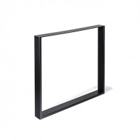 Pöydän neliöjalka Grip, 780x715x80mm, musta, Verkkokaupan poistotuote