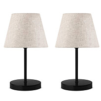 Pöytävalaisin Linento Lighting AYD-2570, kermanvalkoinen