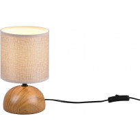 Pöytävalaisin Trio Luci, E14, puu/vaalea