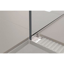 Linjakaivon kaatolista lasiseinälle Progress Profiles Proshower Glass, 2% kaato, 1000mm