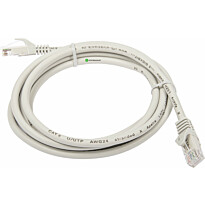 Verkkokaapeli Pistesarjat Cat6 UTP, harmaa, eri pituuksia