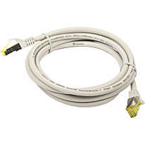 Verkkokaapeli Pistesarjat CAT6a MK, harmaa, eri pituuksia