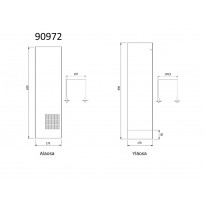 Putkisarja Savo PS-90, 126cm, rst