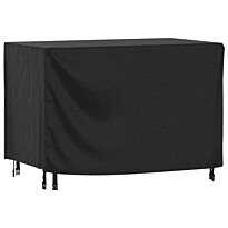 Puutarhakalusteiden suoja musta 140x70x90 cm vedenkestävä 420D