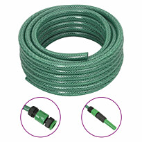 Puutarhaletku liitinsarjalla vihreä 0,6&quot; 50 m PVC
