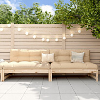 Puutarhan keskisohvat 2 kpl 120x80 cm, mänty