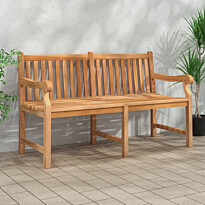 Puutarhapenkki 150 cm, tiikki, ruskea