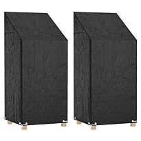 Puutarhatuolisuojat 8 purjerengasta 65x65x110/150 cm polyeteeni