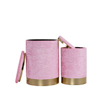 Rahisetti Linento Furniture Comfort, pinkki, Verkkokaupan poistotuote