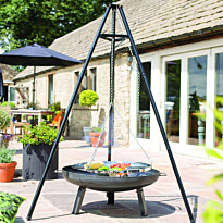 RedFire Kolmijalkagrilli 172 cm BBQ TRIPOD musta