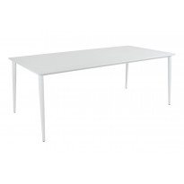 Ruokapöytä Nimes, 200cm, valkoinen