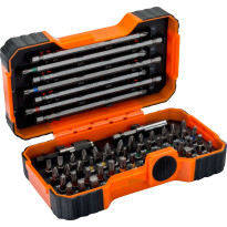 Ruuvauskärkisarja Bahco 59/S54BC, 1/4&quot;, ura-/PH-/PZ-/kuusiokolo-/Torx Tamper -ruuveille, 54 osaa