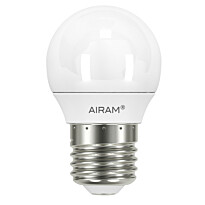 LED-pienkupulamppu Airam Pro P45 830, E27, 3000K, 470lm