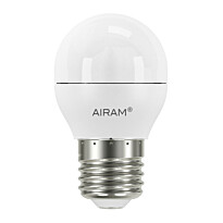 LED-pienkupulamppu Airam Pro P45 840 DIM, E27, 4000K, 470lm, OP, himmennettävä