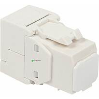 Liitin Pistesarjat Cat6 RJ45 UTP Keystone, valkoinen