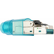 Liitin Pistesarjat Cat6a RJ45, urosliitin