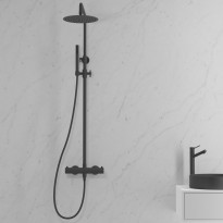 Sadesuihkusetti Scandtap Pleasure 2 Scrap, termostaattihanalla, suihkupää ⌀250mm, matta harmaa