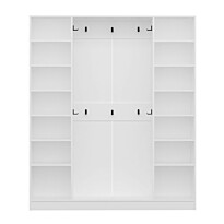 Säilytyskokonaisuus eteiseen Linento Furniture Kale - 8120, valkoinen