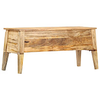 Säilytyslaatikko 99x35x48 cm mangopuu