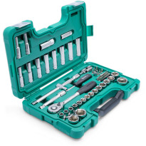 Hylsysarja Sata 1/2&quot; 6-K, 60 osaa, salkussa