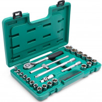 Hylsysarja Sata 1/2&quot; 6-K, 24 osaa, rasiassa
