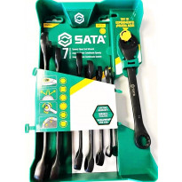 Kiintoräikkälenkkiavainsarja Sata Spline 8-17mm, 7 osaa, telineessä