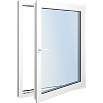 Seicom Classic DK 3K 3-lasinen kippi-ikkuna, PVC, A-malli, leveys 1200 mm