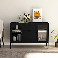 Senkki 105x35x70cm, teräs ja lasi, eri värejä