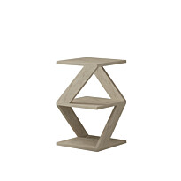 Sivupöytä Linento Furniture Albeni, traverten-marmorijäljitelmä