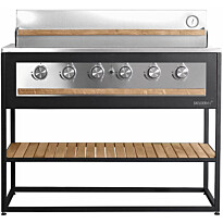 Kaasugrilli Skeldervik Stainless Countertop, 6 poltinta