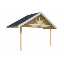 Terassin katos Skan Holz Toronto kesämökeille, 12.1m²