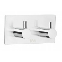 Kaksoiskoukku Beslagsboden Design 1106, tarrakiinnitteinen
