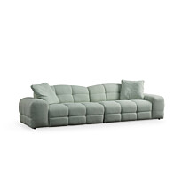 Sohva Linento Furniture Pescara, vaaleanvihreä, 3-istuttava